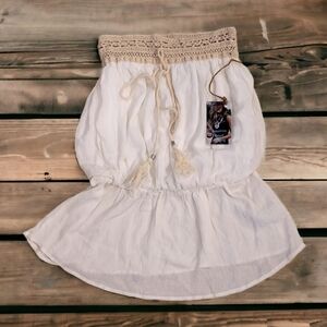 PinkLine USA Bohemian Beach Clothing Swimsuit Cover - Size Small